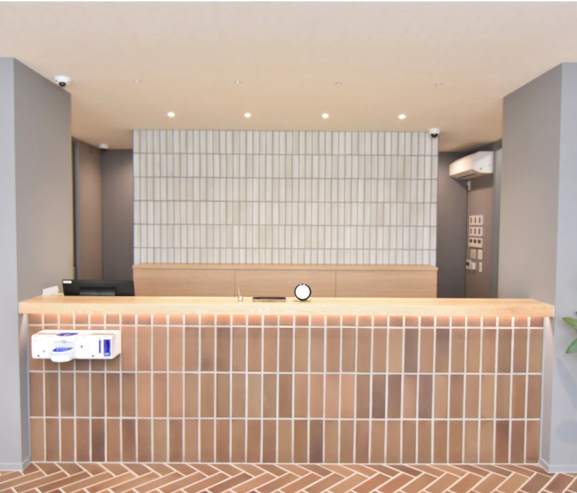 受付の全景