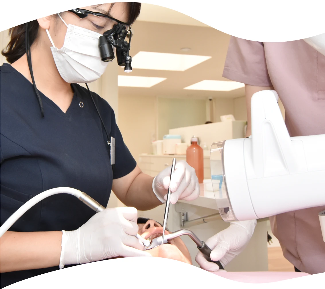 「歯を残す」ことを最優先します